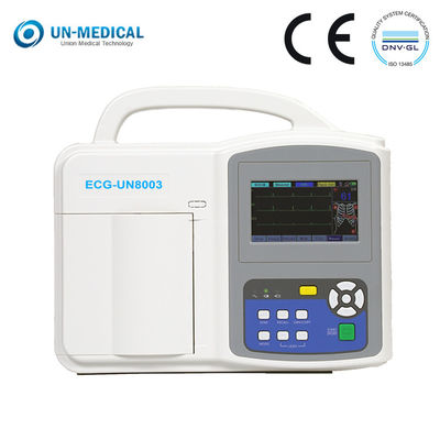 UN8003 Medical Ambulatory Peralatan Diagnostik Mesin EKG Baru CE ISO