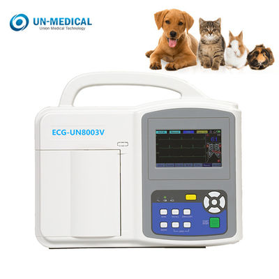 Multi-Channel Best 12 Leads Veterinary ECG Monitor dengan Interpretasi UN8003V